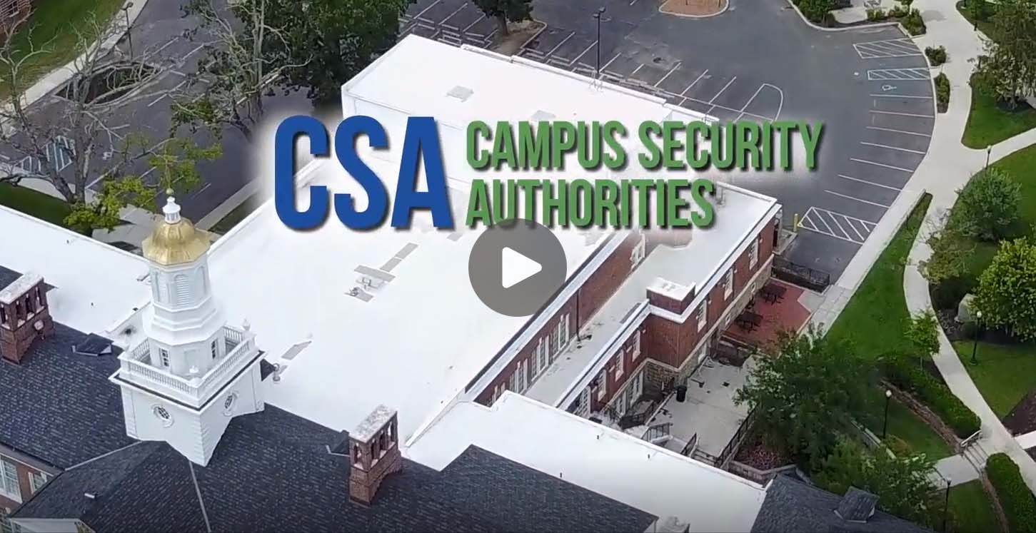 CSA Campus Security Authorities
