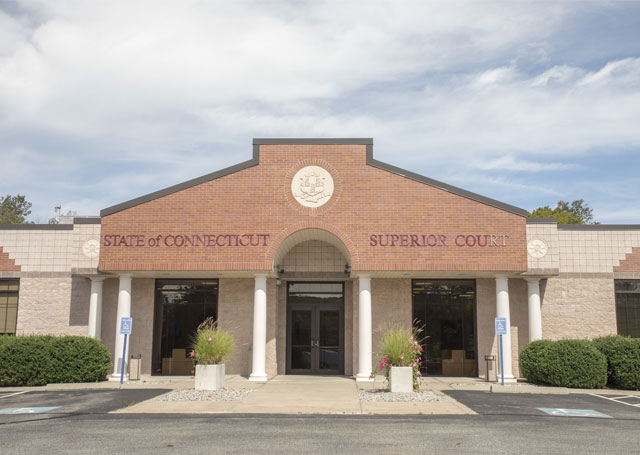 Exterior view of the State of Connecticut Superior Court