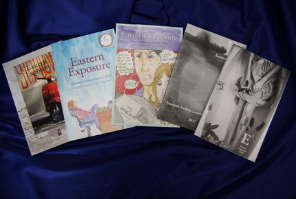 Various covers of the Eastern Exposure publication