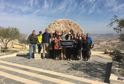 Students and Professor in Jordan