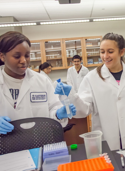 Students in a lab