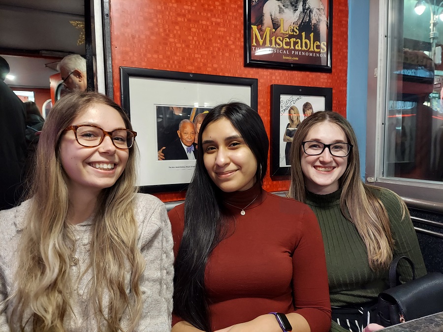 Meganlyn Delaney, Paulina Hernandez Galindo, and Jordyn Powell