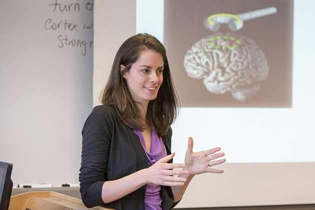 professor speaking to class