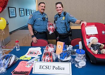 Officers of the ECSU Police