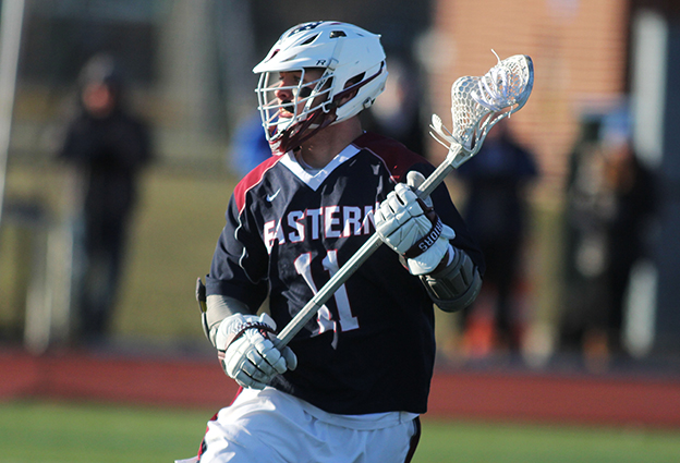 men's lacrosse player in action