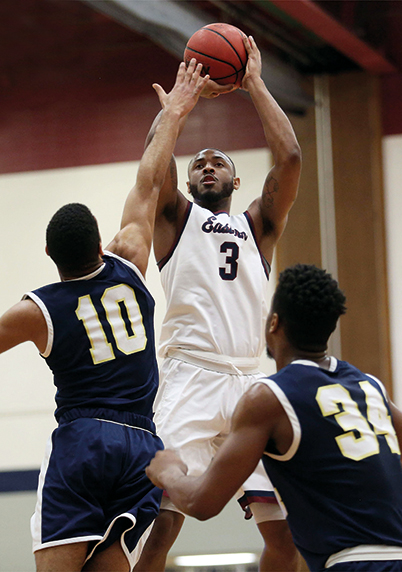 Tarchee Brown shooting basketball