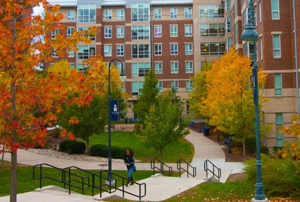 scenic view of campus