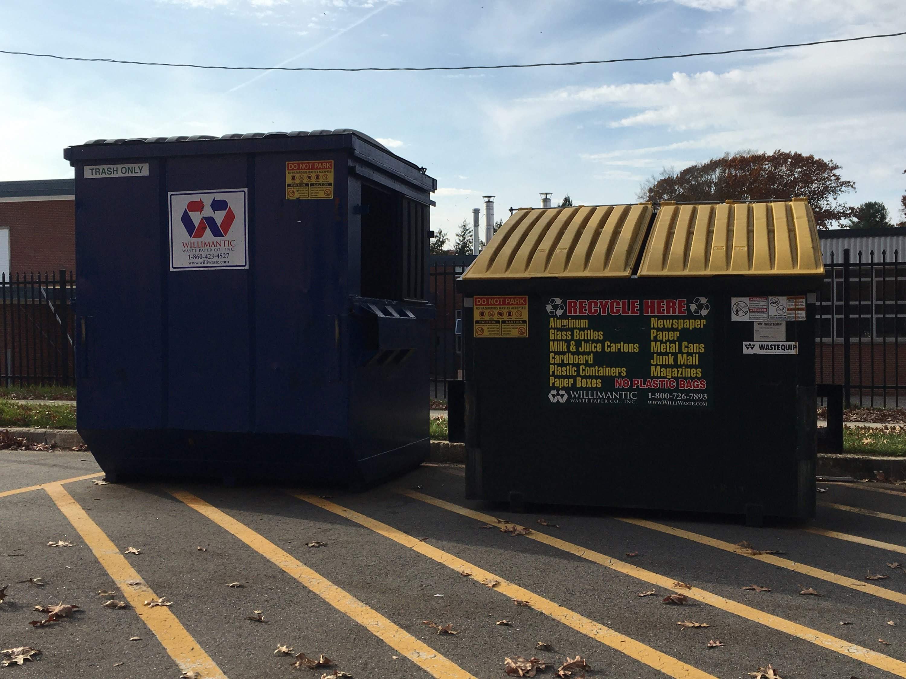 Mixed Recycling Dumpsters