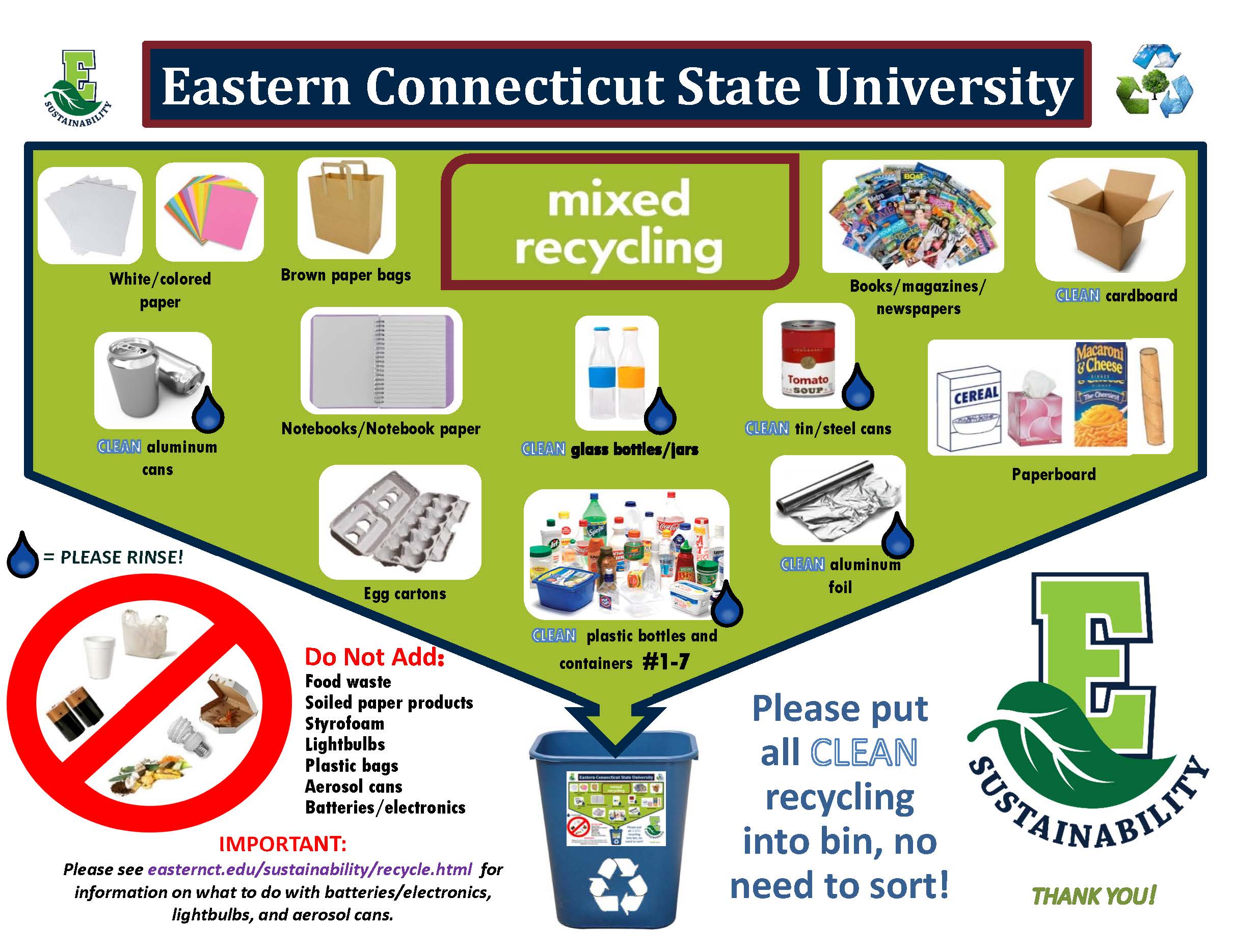 Recycling on Campus Eastern