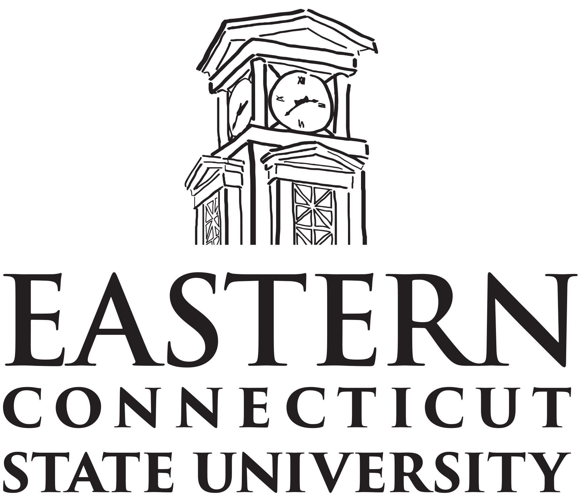 Eastern Logo, Black (stacked)