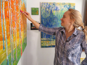 Blanche Serban, artist