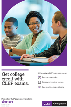 CLEP flyer