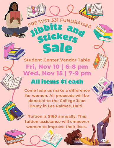  Jibbitz & sticker fundraiser flyer 