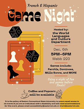  Game Night Fall 2023 flyer 