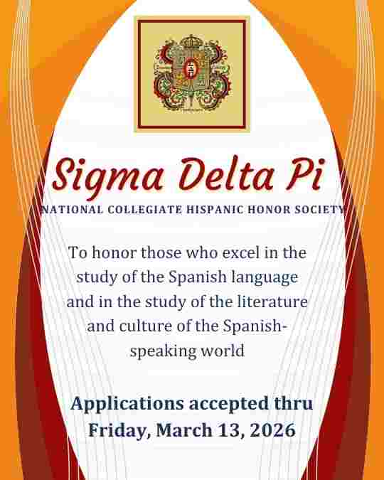 Sigma Delta Pi 2026 application process 
